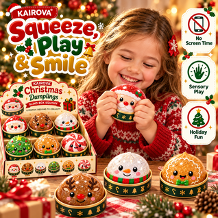 Christmas Squishies™ – 6 Festive Collectible Squishy Toys